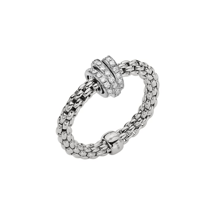 Fope 18ct White Gold Flex'it Prima Ring