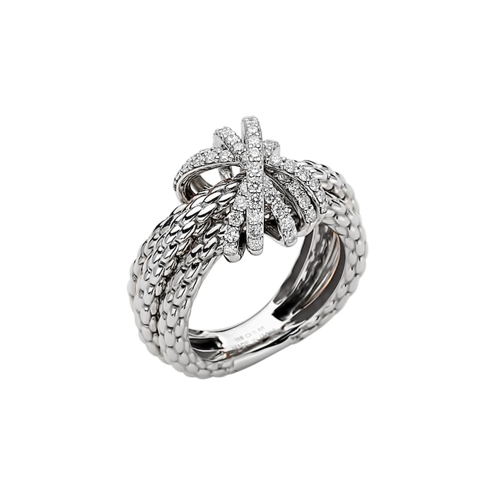 Fope 18ct White Gold Mialuce Ring
