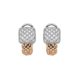 FOPE 18ct Rose & White Gold Flex'it Vendome Earrings
