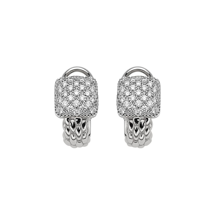 FOPE 18ct White Gold Flex'it Vendome Earrings