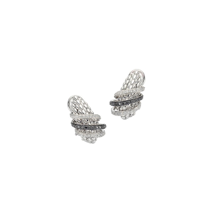 FOPE 18ct White Gold Solo MiaLuce Earrings