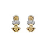 FOPE 18ct Yellow & White Gold EKA Anni 0.44cttw Diamond Earrings