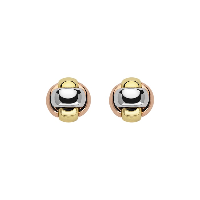 FOPE 18ct Tri Colour Gold EKA Tiny Earrings