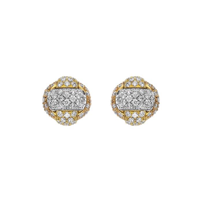 FOPE 18ct Tri Colour Gold EKA Tiny Earrings