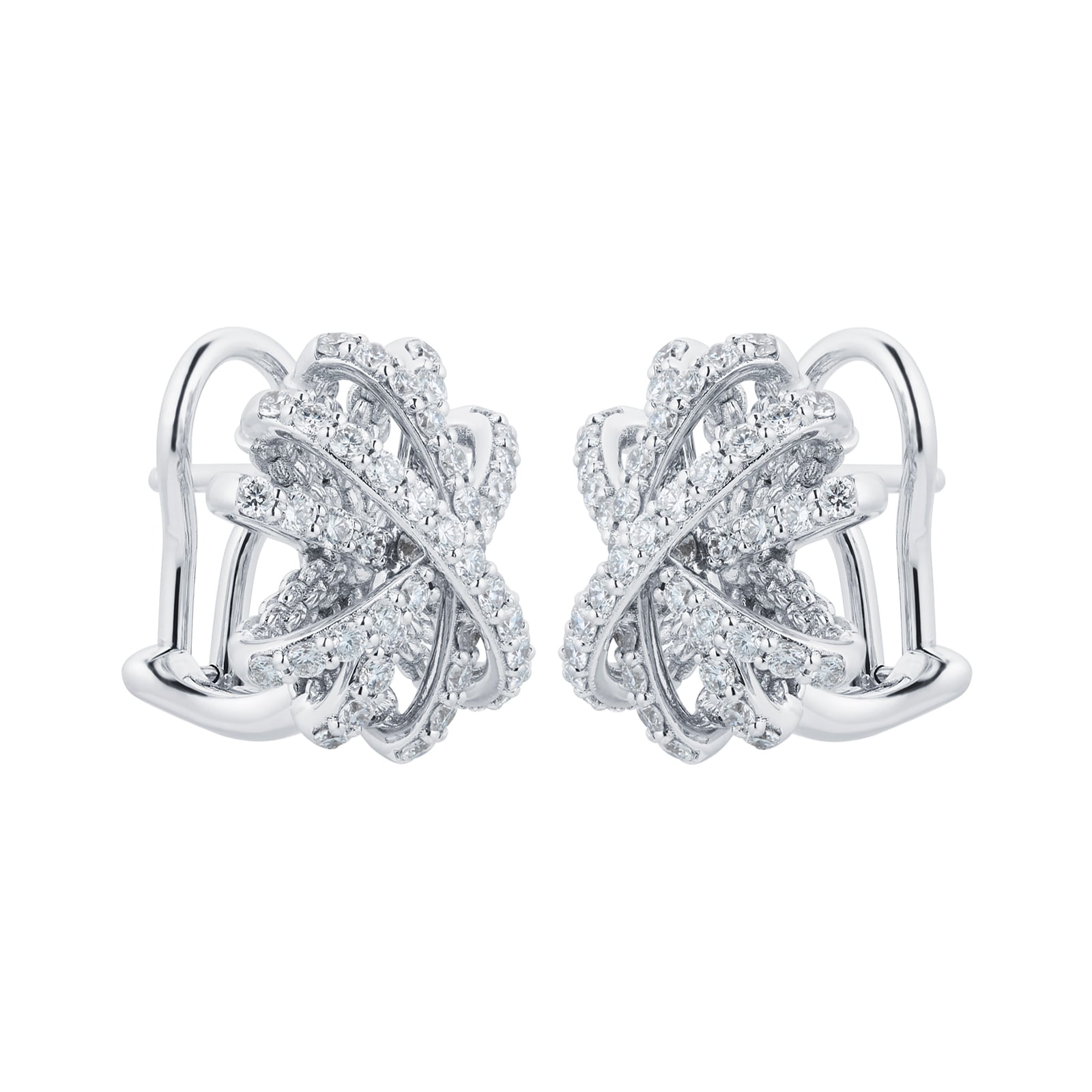 FOPE 18ct White Gold Prima MiaLuce 1.52cttw Diamond Earrings