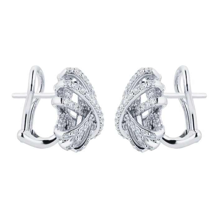 FOPE 18ct White Gold Prima MiaLuce 1.52cttw Diamond Earrings