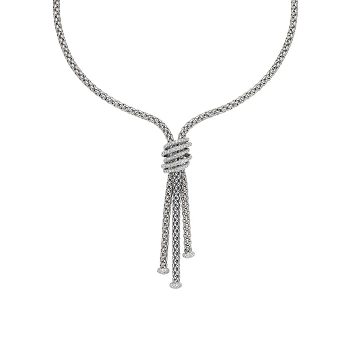 FOPE 18ct White Gold Diamond MiaLuce Necklace