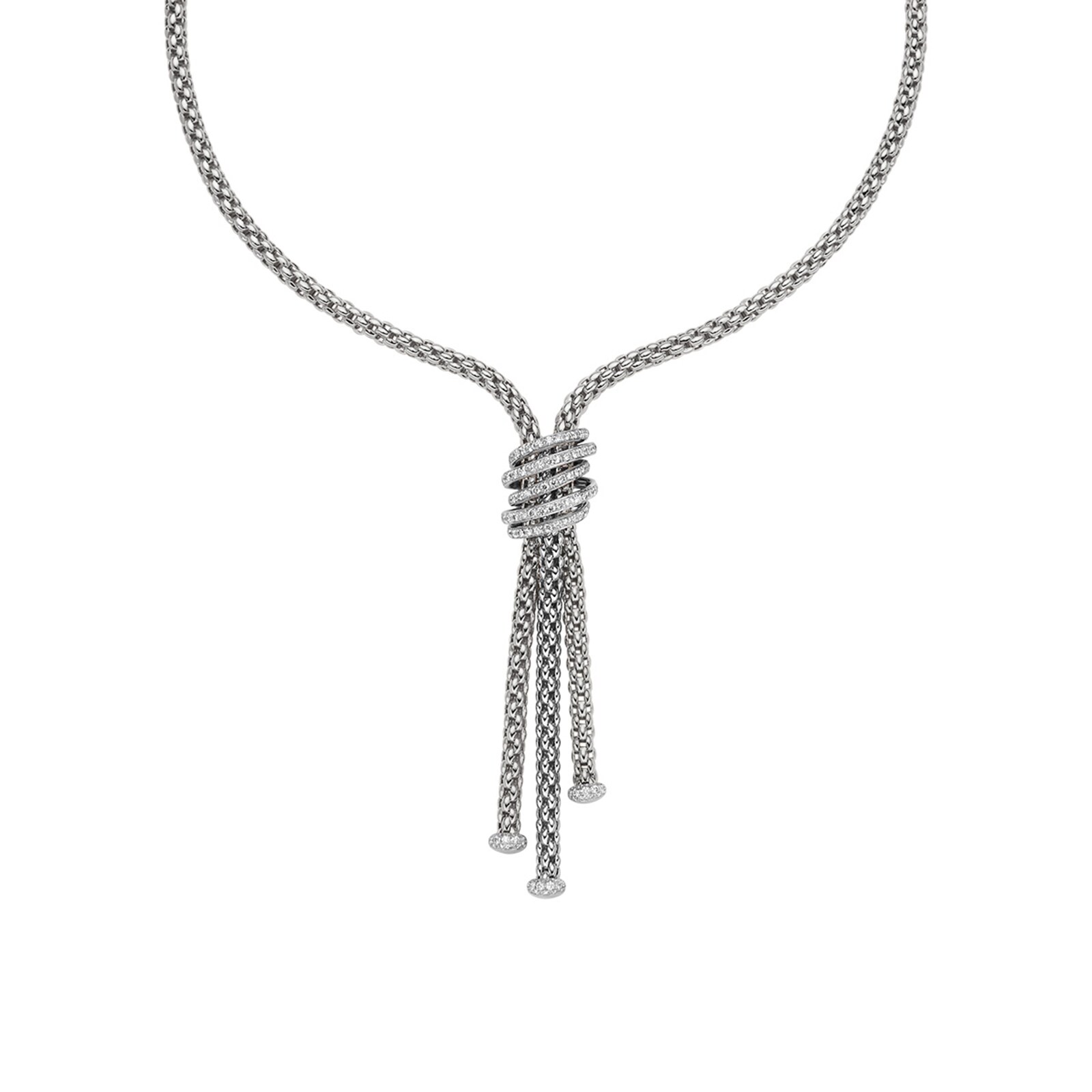 FOPE 18ct White Gold Diamond MiaLuce Necklace