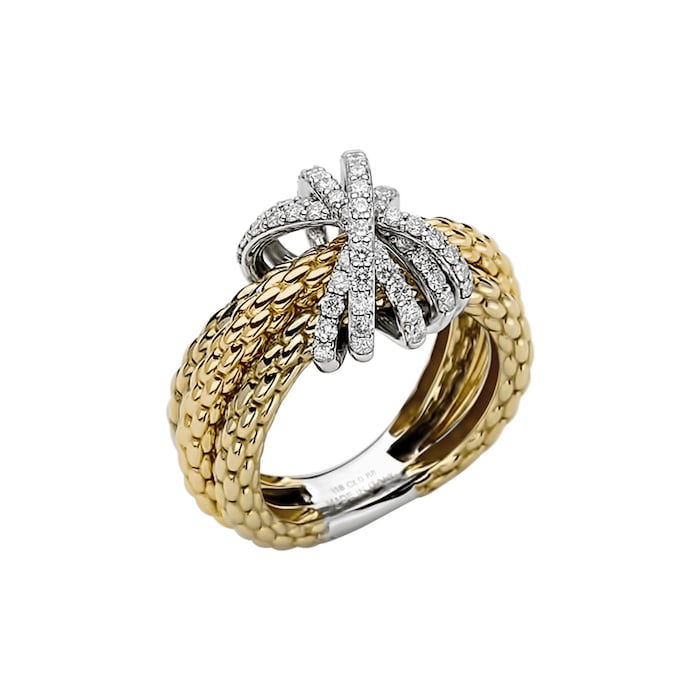 Fope 18ct Yellow Gold 1.88cttw Diamond Mialuce Ring