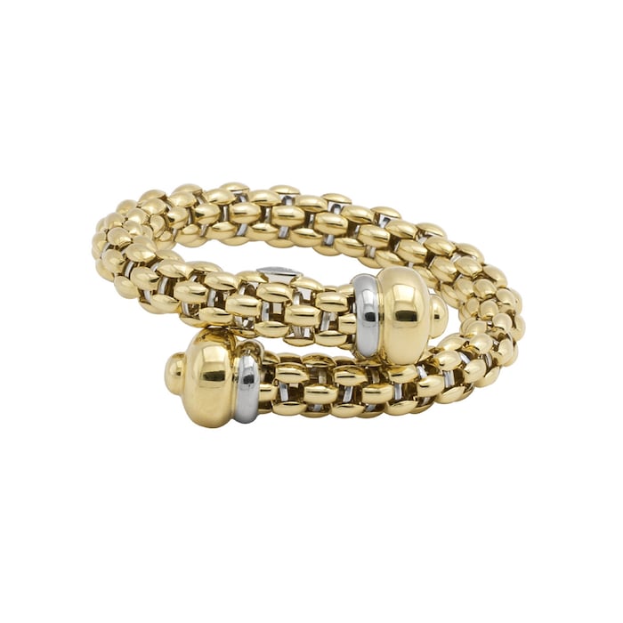 FOPE 18ct Yellow Gold Diva Bangle