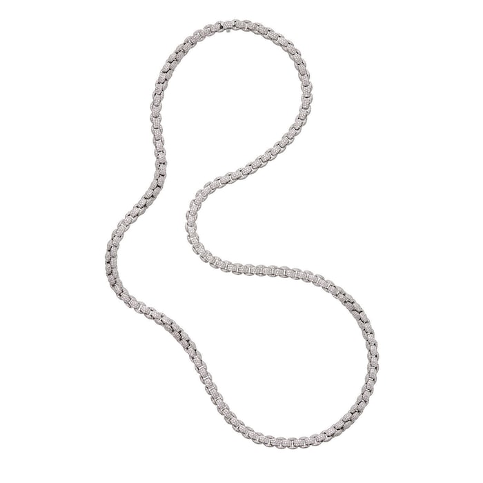 FOPE MiaLuce 18ct White Gold 42.86ct Diamond Necklace