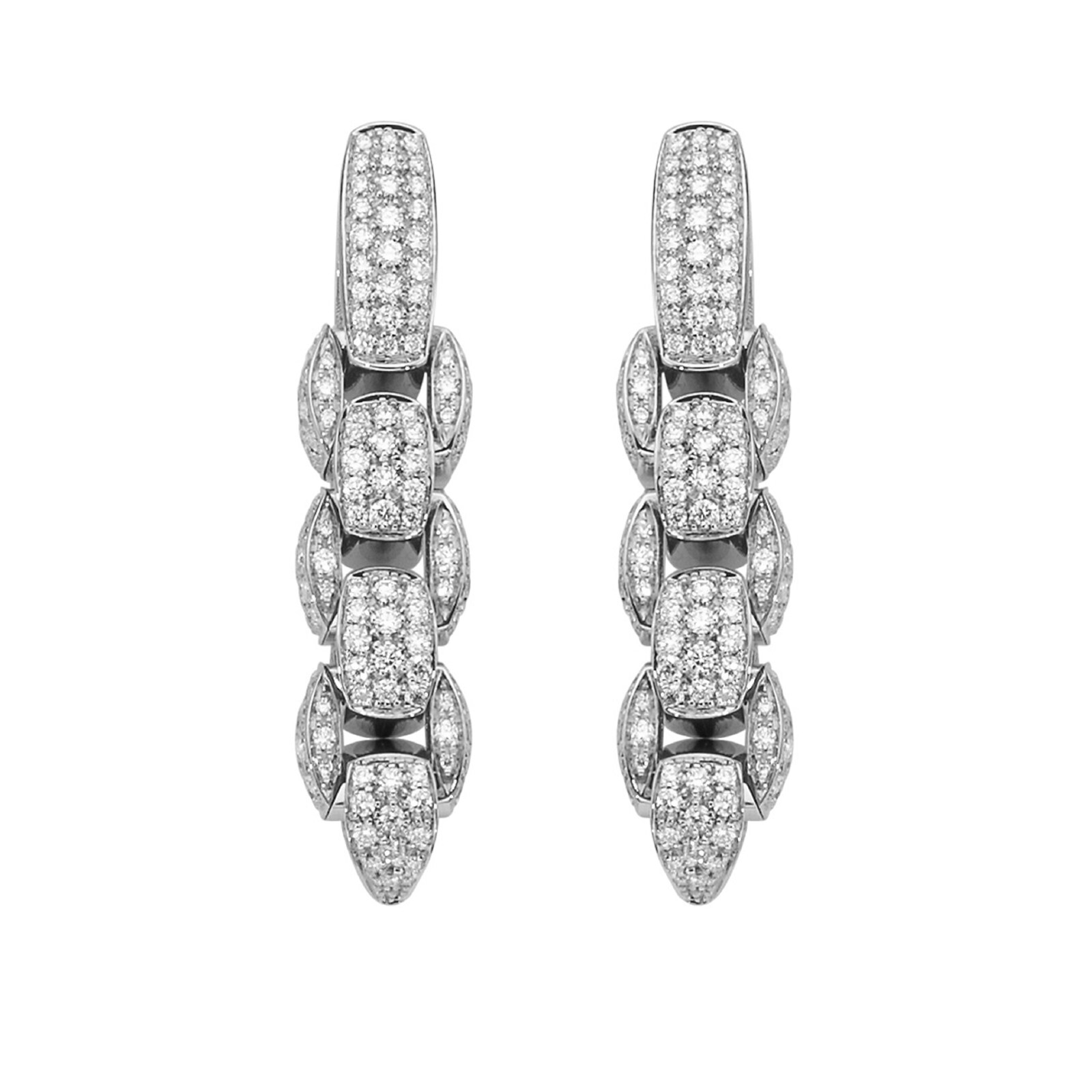 FOPE 18ct White Gold MiaLuce 2.08cttw Diamond Earrings