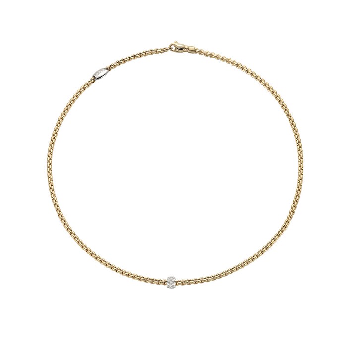 FOPE 18ct Yellow Gold EKA Tiny Necklace