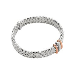 37251008 - Fope 18ct White & Rose Gold Panorama Exclusive Bracelet