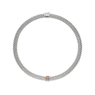 Fope Fope 18ct White & Rose Gold Panorama Exclusive Necklace