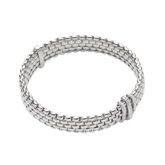 Fope 18k White Gold 0.23cttw Diamond Panorama Bracelet