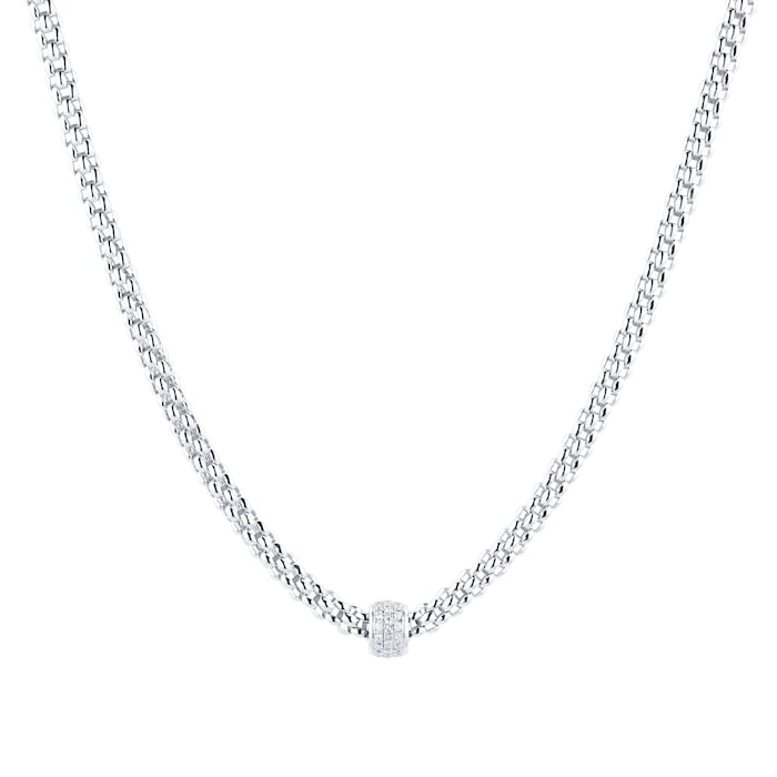 FOPE Fope 18ct White Gold Solo 0.29cttw Diamond Necklet