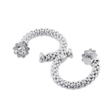 Fope Essentials 18ct White Gold Small Hoop Earrings