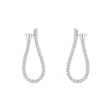Fope Essentials Flex'it 18ct White Gold Small Teardrop 0.17cttw Diamond Earrings