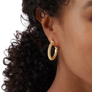 Fope Essentials 18ct Yellow Gold Small Hoop Earrings