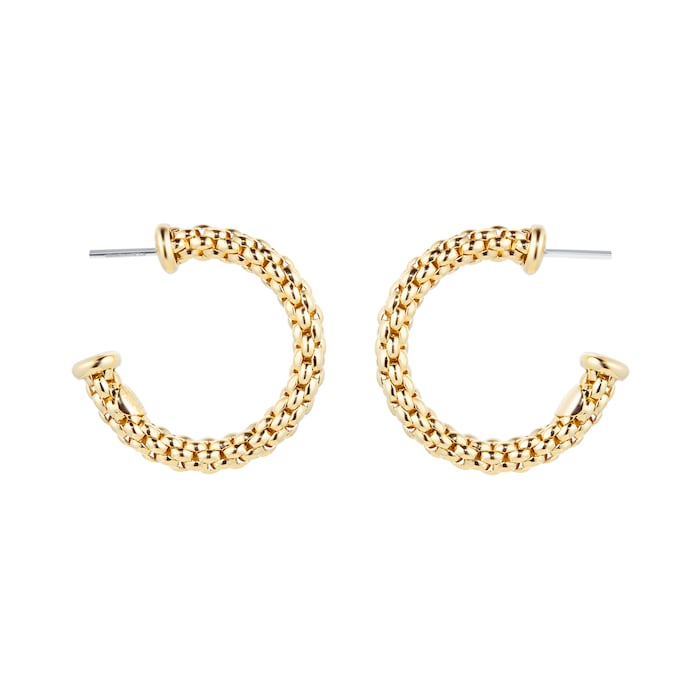 Fope Essentials 18ct Yellow Gold Small Hoop Earrings