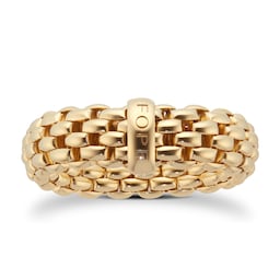 37251100 - Essentials 18ct Yellow Gold Flex'it 7mm Medium Ring