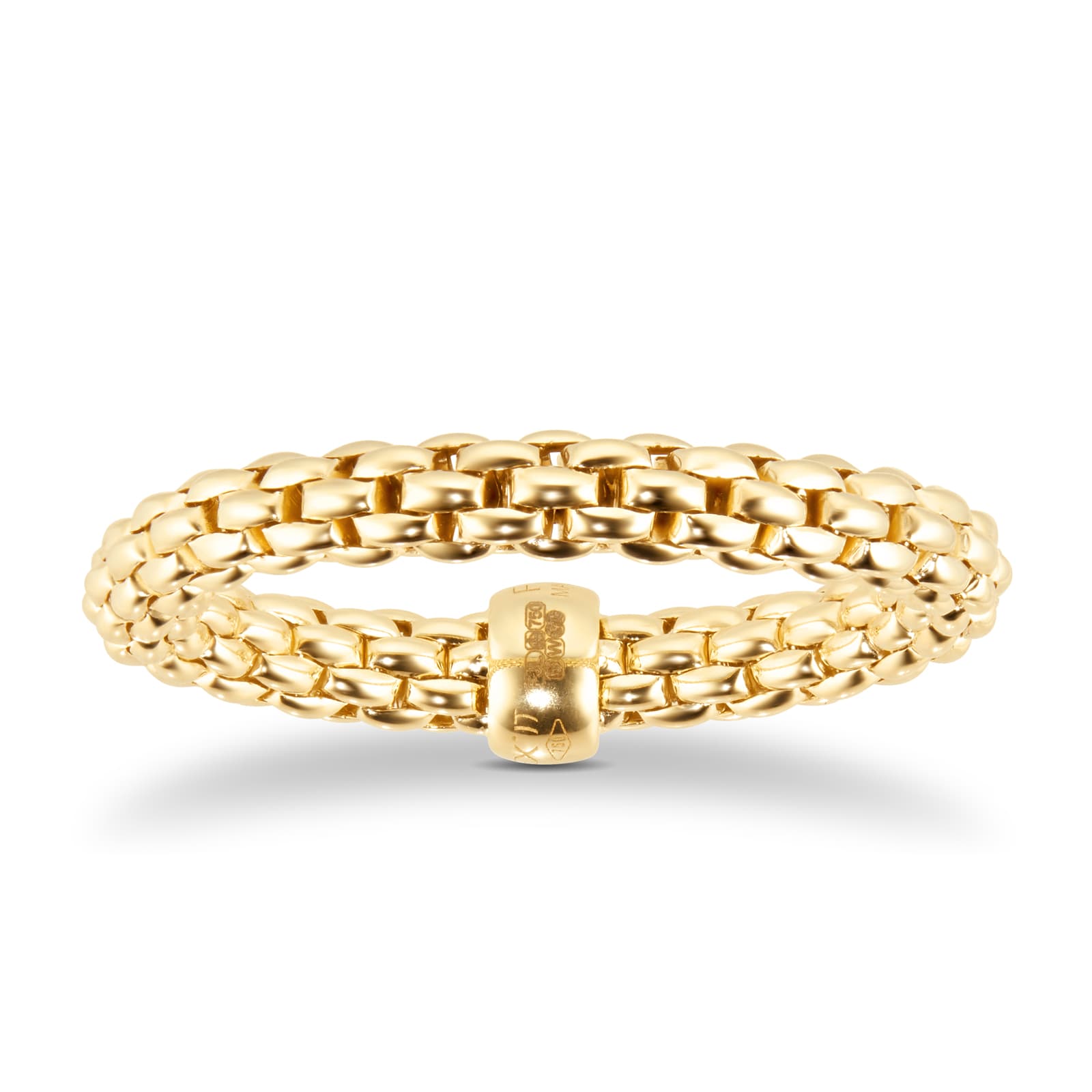 Fope Essentials 18ct Yellow Gold Flex'it 3.4mm Medium Ring Fope Essentials 18ct Yellow Gold Flex'it 3.4mm Medium Ring