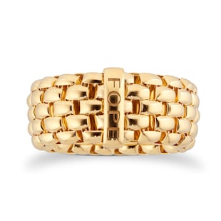 Fope Essentials 18ct Yellow Gold Flex'it 9.9mm Medium Ring