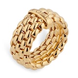 Fope Essentials 18ct Yellow Gold Flex'it 9.9mm Medium Ring