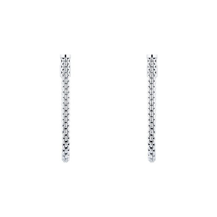 Fope Essentials Flex'it 18ct White Gold Small Teardrop Earrings