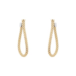 Fope Essentials Flex'it 18ct Yellow Gold Small Teardrop Earrings