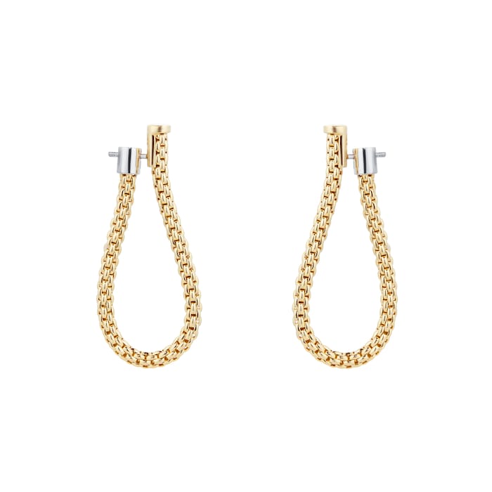 Fope Essentials Flex'it 18ct Yellow Gold Small Teardrop Earrings