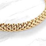 Fope 18ct Yellow Gold Vendome 0.35cttw Diamond Princess Medium Bracelet