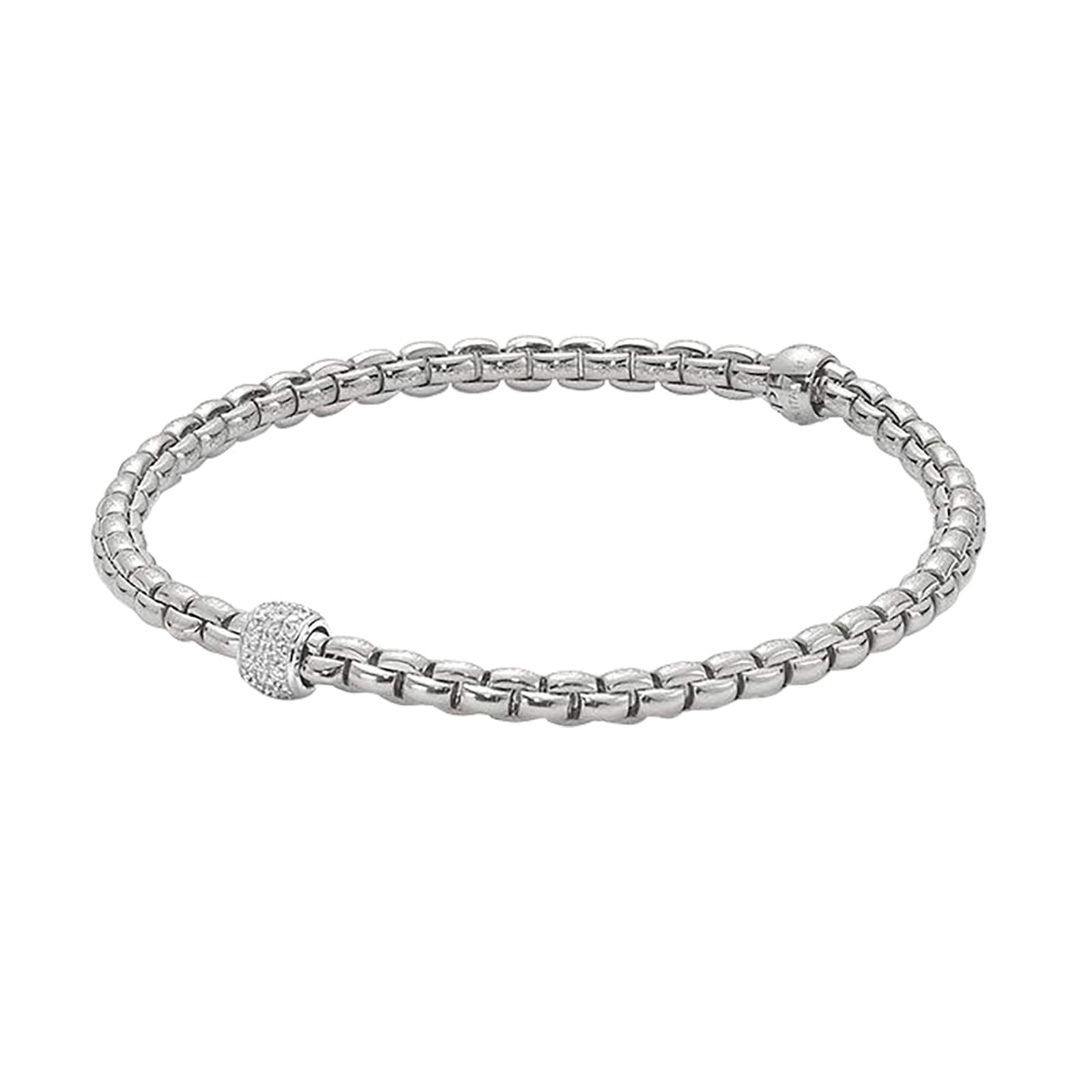 FOPE Flex'it Eka Tiny Diamond 0.19cttw Diamond Bracelet