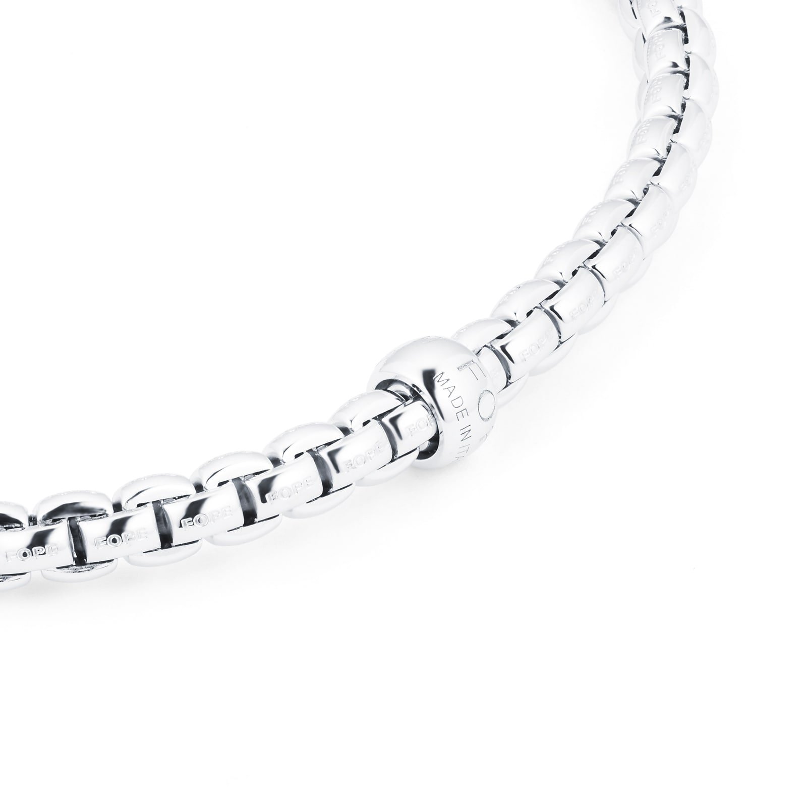FOPE Flex'it Eka Tiny Diamond 0.19cttw Diamond Bracelet FOPE Flex'it Eka Tiny Diamond 0.19cttw Diamond Bracelet