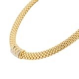 Fope 18ct Yellow Gold Panorama 0.30cttw Diamond Necklet