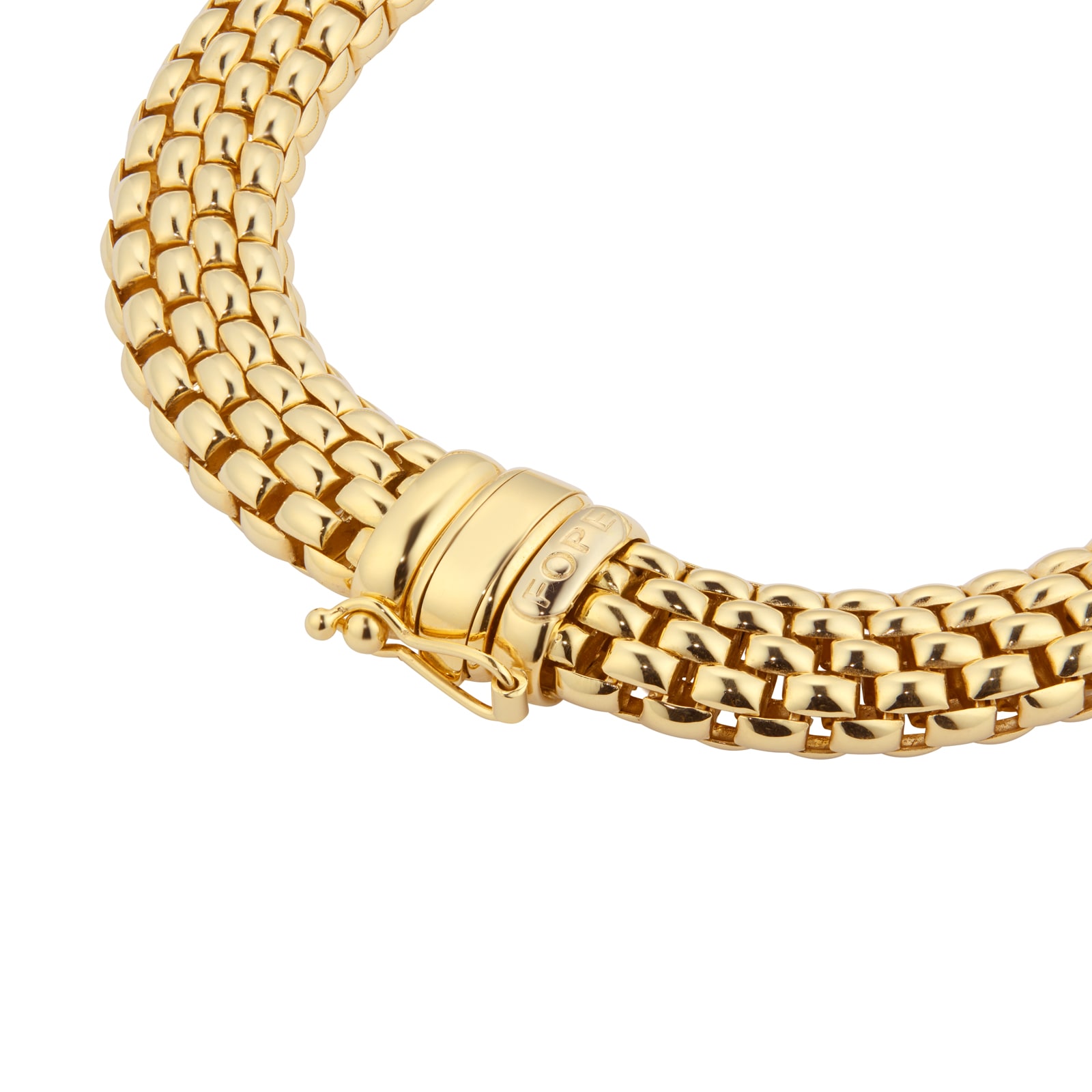 Fope 18ct Yellow Gold Panorama 0.30cttw Diamond Necklet Fope 18ct Yellow Gold Panorama 0.30cttw Diamond Necklet