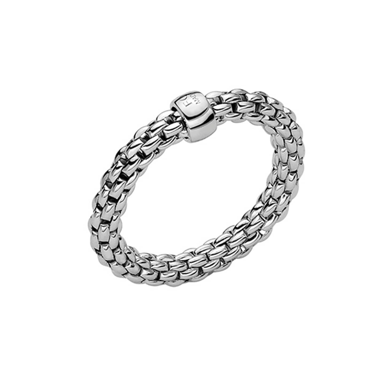 Fope 18k White Gold Essentials Ring - Size Medium Fope 18k White Gold Essentials Ring - Size Medium