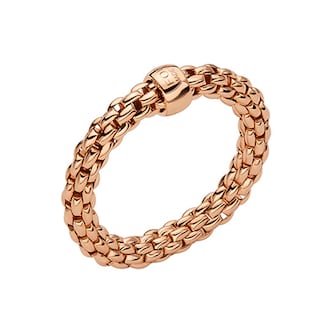 Fope 18k Rose Gold Essentials Ring - Size Medium Fope 18k Rose Gold Essentials Ring - Size Medium