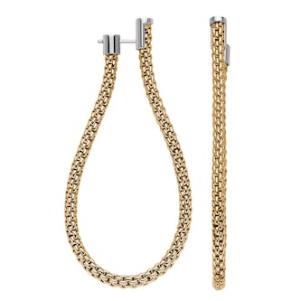 Fope 18k Yellow Gold Essentials Hoop Earrings Fope 18k Yellow Gold Essentials Hoop Earrings