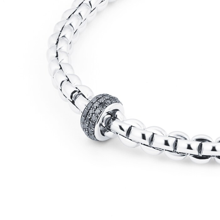 Fope 18ct White Gold Eka Flex'It 0.41cttw Diamond Bracelet