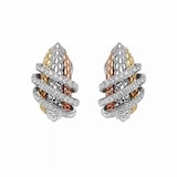 Fope 18ct Tri Colour Mia Luce 0.82ct Diamond Earrings