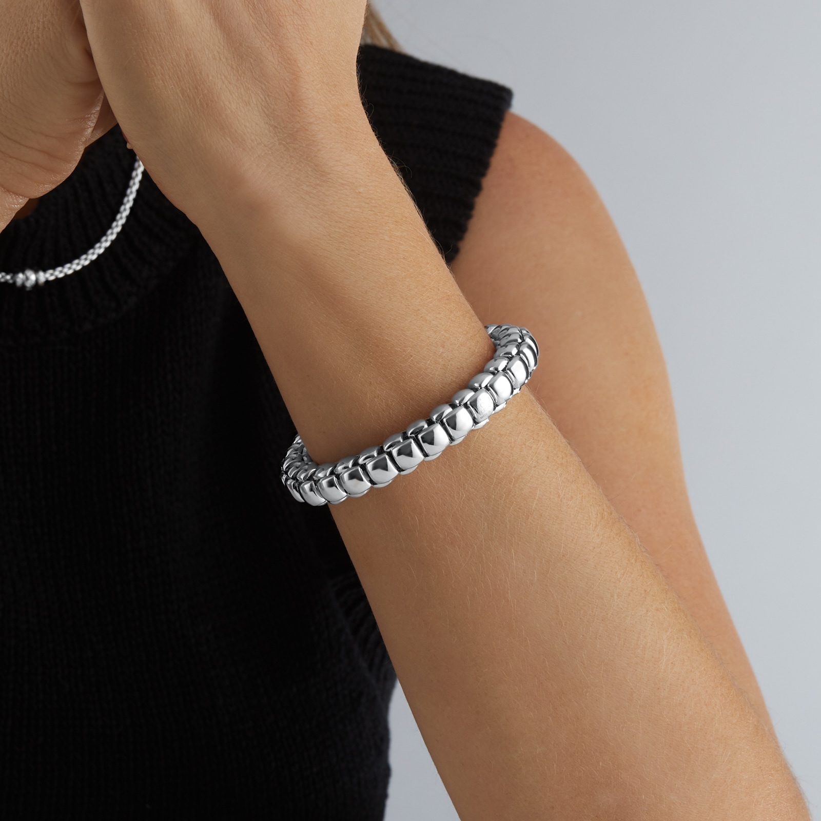 Fope 18ct White Gold Luna Bracelet