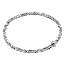 37251256 - 18ct White Gold Prima 0.01ct Diamond Bracelet