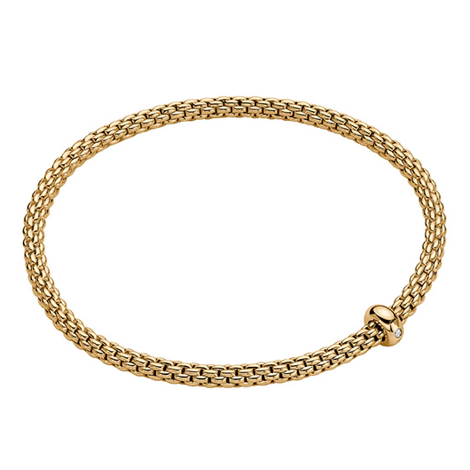 18ct Yellow Gold Prima 0.01ct Diamond Bracelet