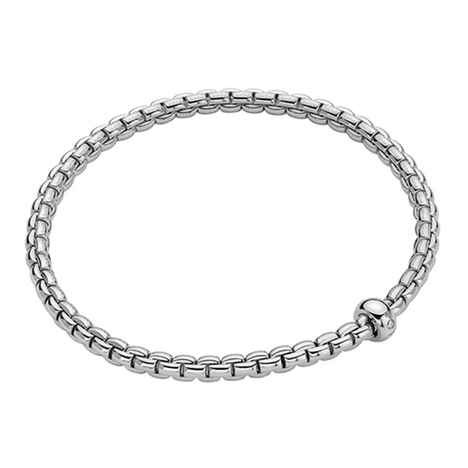 18ct White Gold Eka 0.01ct Diamond Bracelet