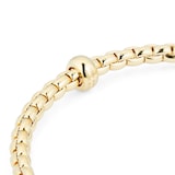 Fope 18ct Yellow Gold Eka 0.01ct Diamond Bracelet
