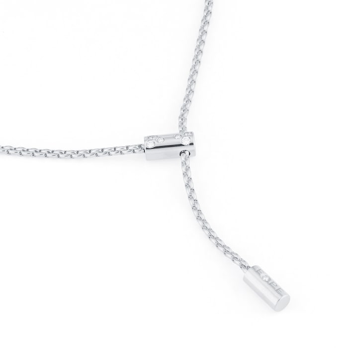 Fope 18ct White Gold Aria 0.11ct Diamond Necklace