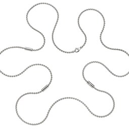37251269 - 18ct White Gold Aria 0.02ct Diamond Long Necklet