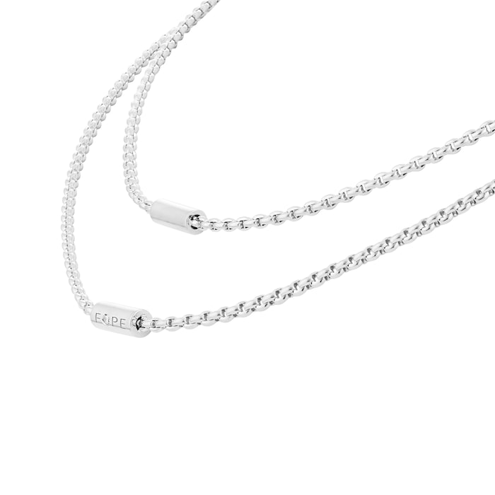Fope 18ct White Gold Aria 0.02ct Diamond Long Necklet